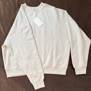 Splendid Ribbed Crewneck Long Sleeves Ribbed Cuffs and Hem Sweatshirt R13A